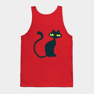 Halloween cat Tank Top